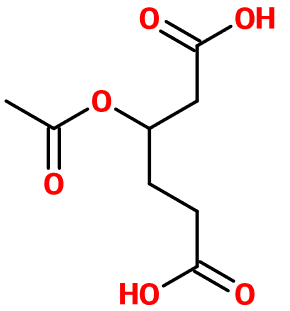 MC007698 3-(Acetyloxy)hexanedioic acid